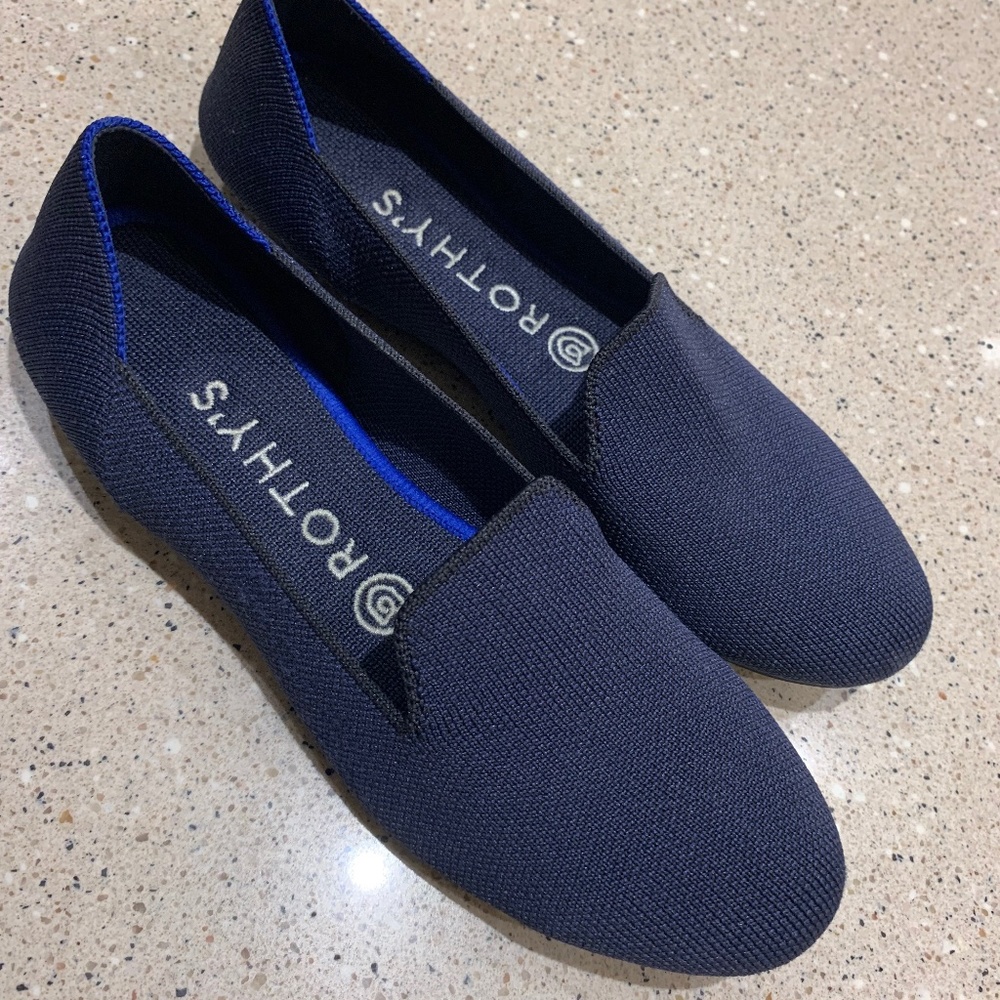Rothy's Navy Loafers - Size 7.5